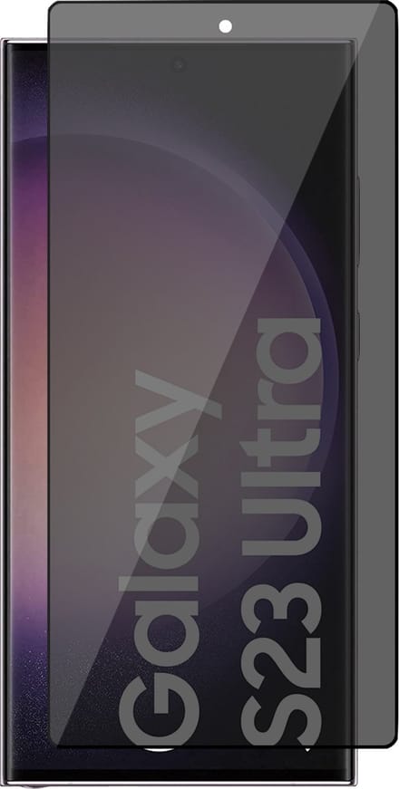 Privacy Screenprotector geschikt voor Samsung Galaxy S23 Ultra - Glas Screen Protector FullGuard