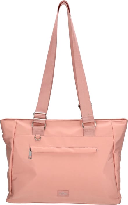 Charm London Odeon Schoudertas Shopper met Etui - Tote Bag - Dames Tas - Oudroze