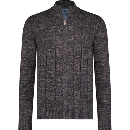 Fellows United Vest rough cable front and Brown (32.1118 - 140)