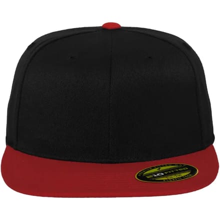 Urban Classics - Premium 210 fitted Pet - S/M - Zwart/Grijs