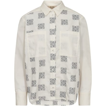 Mos Mosh 173000 180 mosmosh mm weina geo shirt ecru