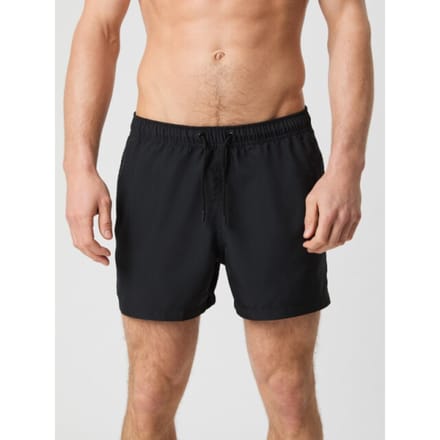 Björn Borg Solid Zwembroek Heren Zwemshort Mannen - Korter Model - 100% Gerecycled Polyester - Zwart - Maat M
