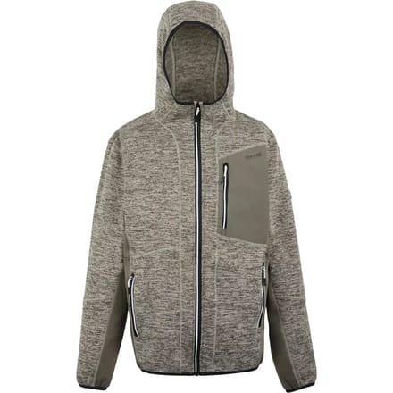Fleece Hiking Heren Hooded Design Orange Zippers