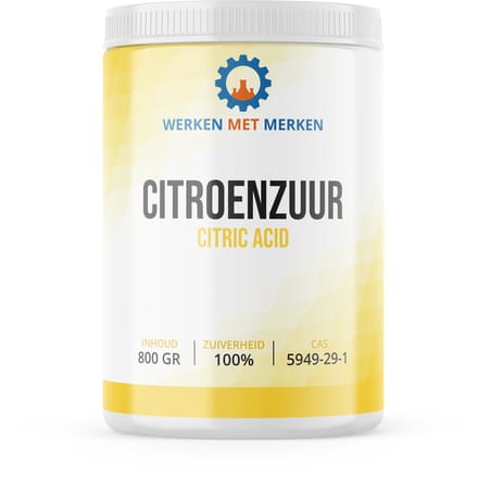 Citroenzuur - Citric Acid - 800 gr