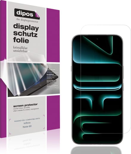 dipos – 4x Beschermfolie geschikt voor Infinix Note 60 | Krasbestendige & heldere Screenprotector Ultra-Thin