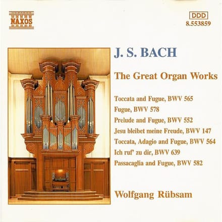 Wolfgang Rübsam - J.S. Bach: Great Organ Works (CD)