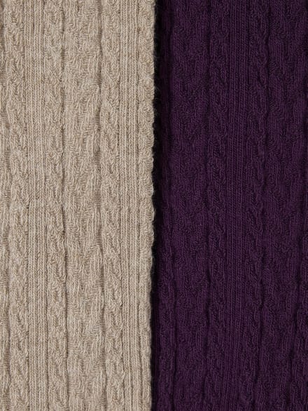 Vertbaudet Set van 2 gebreide maillots voor meisjes