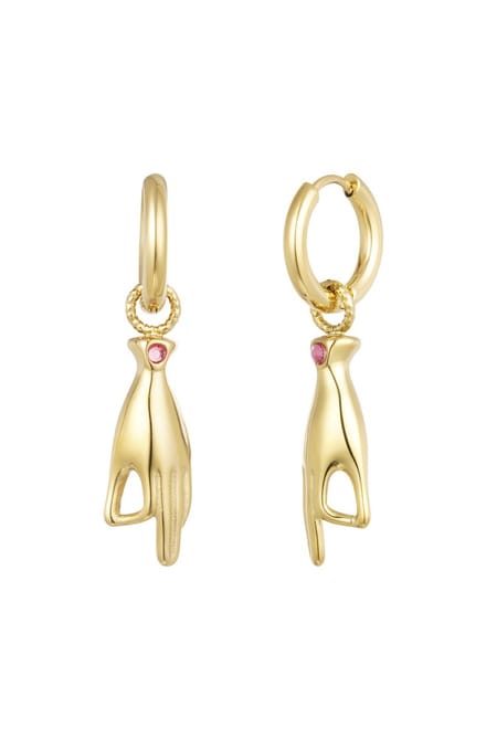 Bijoutheek Oorhangers Fuchsia