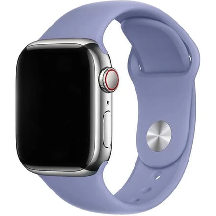 2+1 | Apple Watch Bandje - Siliconen - Engelse Lavendel