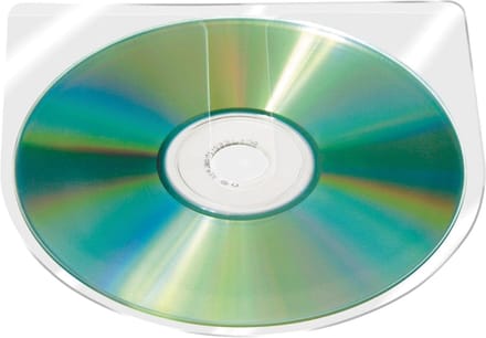 CD Hoezen Zelfklevend met Tab PP 50 Stuks
