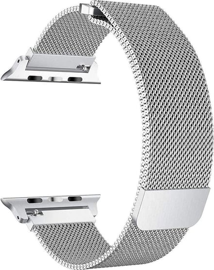 Milanees Bandje geschikt voor Garmin Venu 2 - Magnetische Loop Zilver