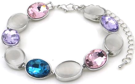 Armband - fashion - 17-22 cm - zilver