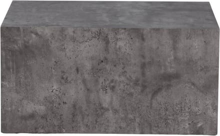 York salontafel 60x80x40cm donkergrijs.