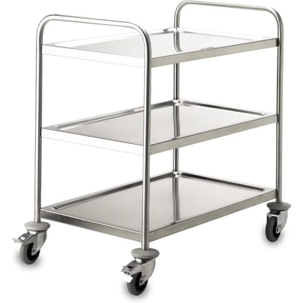 Servicewagen met 3 plateaus Lacor