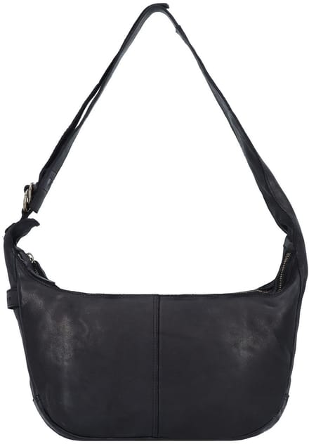 HAROLD'S Leren schoudertas Submarine Pouch Twin Black zwart