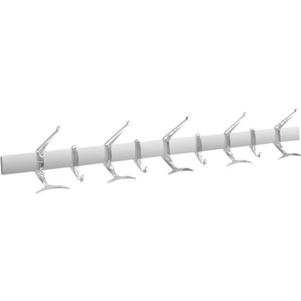 Kartell - Hanger muurkapstok - glashelder - Lengte 90 cm - transparant