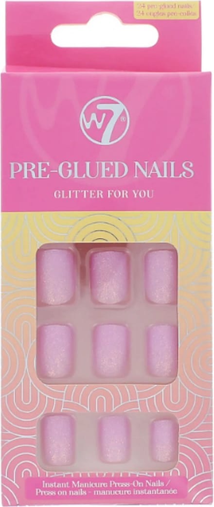 W7 Pre-Glued Nails - Glitter For You