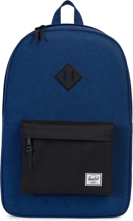 Herschel Supply Co. Heritage Rugzak - Eclipse Crosshatch / Black / Black Rubber