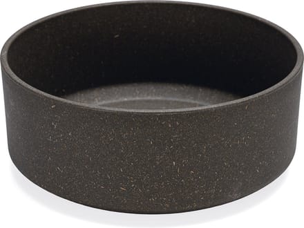 Designed by Lotte Noor Voerbak Hond - Eetbak/Drinkbak - Vaatwasserbestendig - Bamboe - Grijs - 21 cm