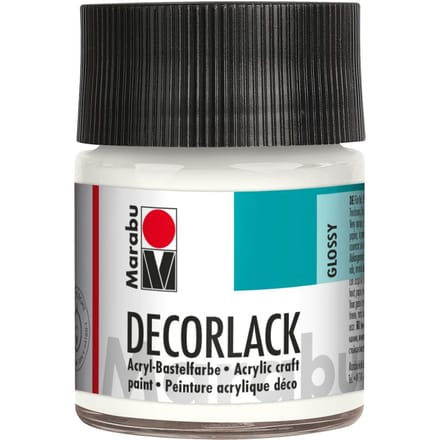 Marabu decoratieve lak, 50 ml - Wit