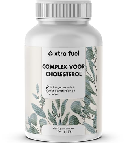 XTRA FUEL Cholesterol Complex - voedingsstoffencomplex met plantensterolen, bergamot, artisjok & monacoline K
