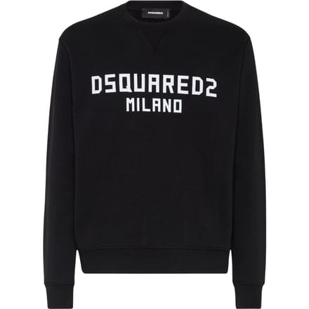 Dsquared2 Cool Fit Milano Crew Neck Zwarte Sweatshirt