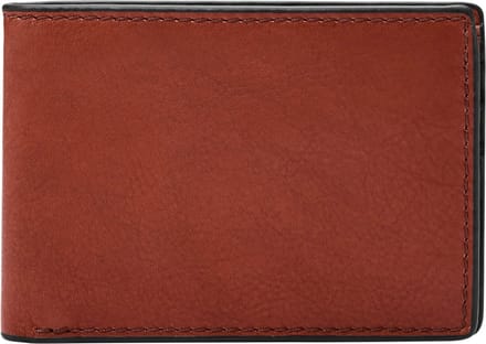 FOSSIL Portemonnee Steven FPW Bifold Wallet Burnt Henna Rood