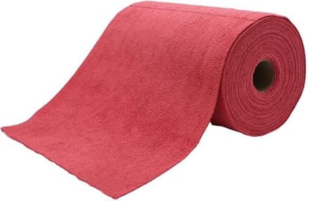 Weska Microvezeldoek op Rol - Rood - 30x30 cm - 80 Stuks
