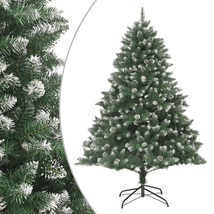 vidaXL - Kunstkerstboom - met - standaard - 210 - cm - PVC
