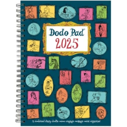 The Dodo Pad A5 Diary 2025 - Calendar Year Week To View Diary - Dodo, Lord