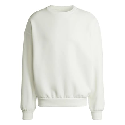 Adidas Soft Lux Sweatshirt Sweatshirts Heren - Wit - Maat S - Poly Mesh