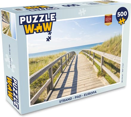 Puzzel Strand - Pad - Europa - Legpuzzel - Puzzel 500 stukjes