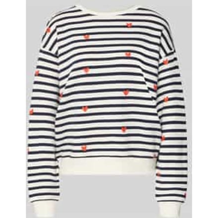 sweatshirt in all-over look