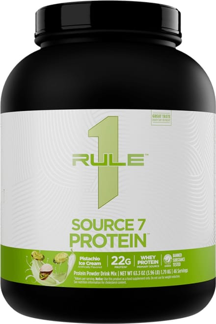 Rule1 R1 Source7 Gelato Protein (4lbs) Pistachio Ice Cream - Eiwitten - Eiwit Mix