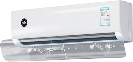 Airconditioner Afleider - Windgeleider Wandmontage - Comfort Verhogend - Uitschuifbaar Ontwerp - 50-102cm - Wit