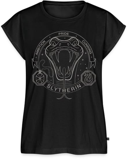 Harry Potter Zwadderich Lineart Vrouwen Premium Bio Top