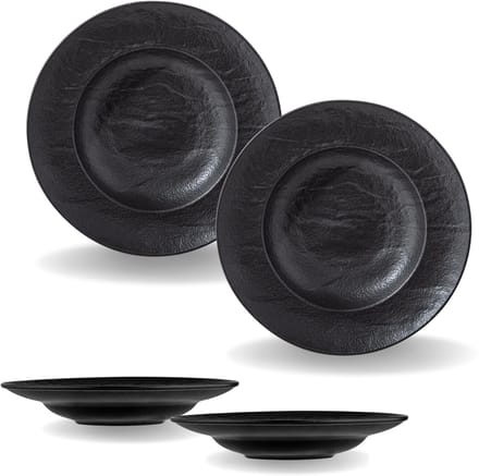 Wilmax Diep Bord 25,5 cm - 350 ml – Set van 2