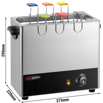 GGM Gastro Elektrischer Eierkocher - 2,2 kW - inkl. 6 Eierkörben