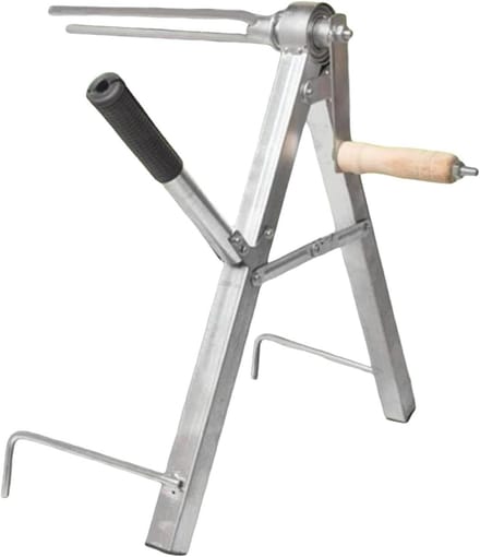 Slanghaspel - Slanghouder - Tuinonderhoud - Stabiele basis - 15 meter - Zwart