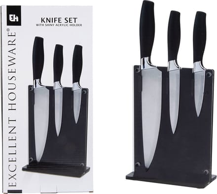 Excellent Houseware Luxe messenset 3 delig in messenblok