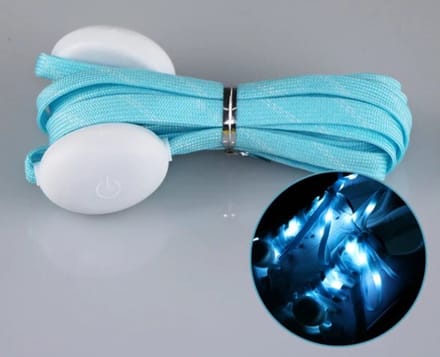New Age Devi - LED Veters - Blauw - Lichtgevend - Nylon