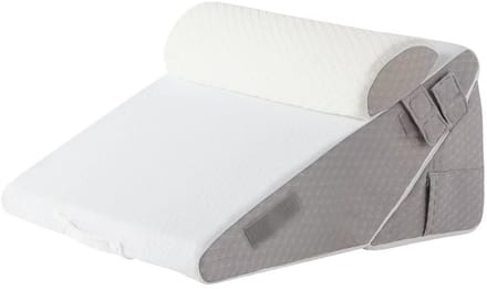JOYNEXTBUY - Rugsteunkussen - Verstelbaar Hellingkussen - Ergonomisch - Helling Kussen - Traag schuim - Slaapsteun - Leeskussen