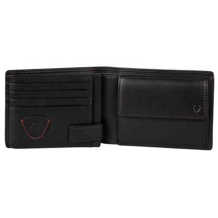 strellson Leren portemonnee Oxford Circus Billfold H7 Wallet Dark Brown donkerbruin