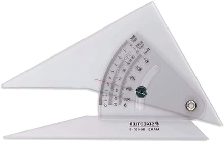 Verstelbare Liniaal - Tekenhulp - Tekenen Tekenen - Vierkant Model - 15cm - Zwart