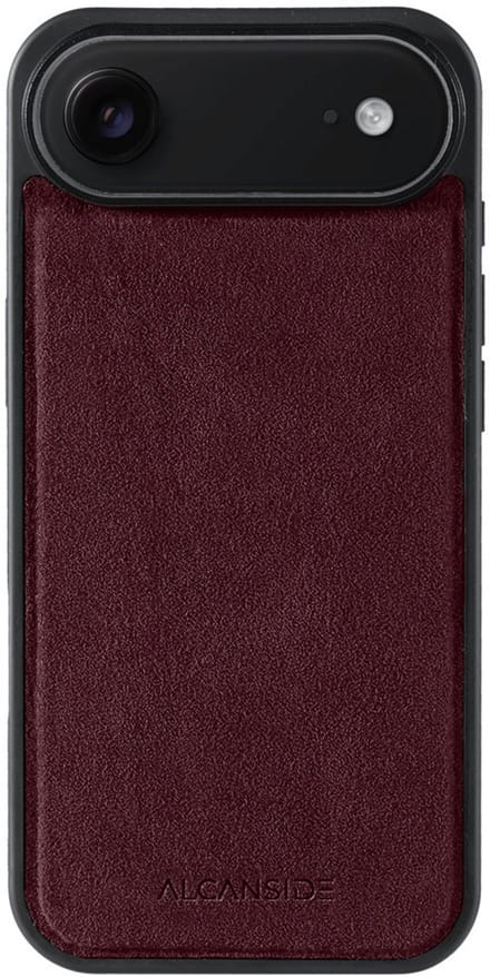 iPhone 17 Air - Alcantara Back Cover - Wine Red