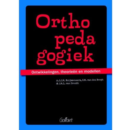 Orthopedagogiek. - Kop-Serie - A.J.J.M. Ruijssenaars