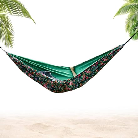 Reishangmat - Draagbare hangmat - Outdoor Ontspanning - Extra grote afmetingen - 270 x 140 cm - Groen