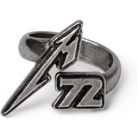 Metallica M72 Unisex Ring - zilverkleurig - S-M