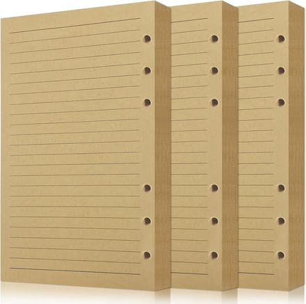 Lijnpapier voor A5 navullingen - Perfect voor notities, journaling en schoolgebruik