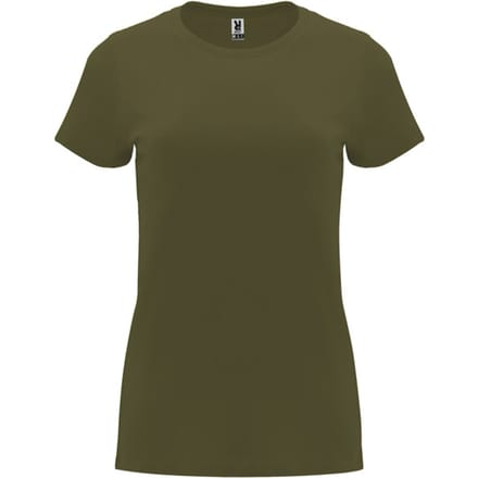 Roly Dames/Dames Capri T-Shirt (Leger Groen)
